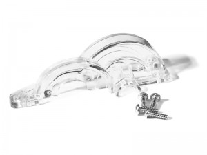 PLASTIC CENTER TRANSPARENT GEAR COVER PART D 51530 FOR TAMIYA TT-02 TT-02D RC CAR - RS-TA51530/TS