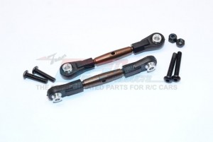 GPM TT2B057P-OC-BEBK SPRING STEEL REAR UPPER TIE ROD WITH  PLASTIC ENDS TAMIYA TT-02B Buggy - TT2B057P-OC-BEBK