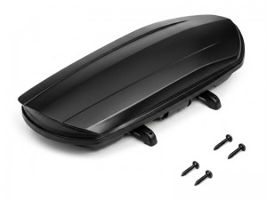 ABS ROOF TOP LUGGAGE BOX CARRIER FOR 1/12 1/14 1/18 SCALE TRAXXAS TRX-4M AXIAL SCX-24 RED CAT ASCENT-18 CRAWLER - RS-CA19/BK