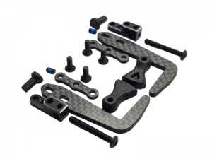 CARBON FIBER BATTERY TRAY COMPATIBLE FOR SAK-CS164 CERO ULTRA CERO SPORT CERO MINI CERO FWD 1/10 RC CAR - RS-SAKCS164/BK