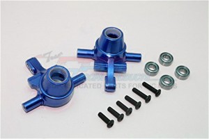 GPM TT2021B ALLOY FRONT KNUCKLE ARM WITH BEARING TAMIYA TT-02 - Blue - TT2021B-B