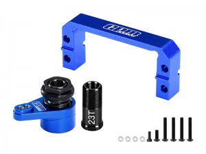 GPM MAM4024N ALLOY 7075 SEVRO MOUNT & SERVO HORN -25T ARAC8200 ARA340215 FOR ARRMA 1/8 MOJAVE TYPHON VENDETTA INFRACTION 1/10 BIG ROCK GRANITE KRATON OUTCAST SENTON VORTEKS - BLUE - MAM4024N-B