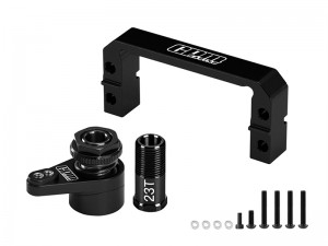 GPM MAM4024N ALLOY 7075 SEVRO MOUNT & SERVO HORN -25T ARAC8200 ARA340215 FOR ARRMA 1/8 MOJAVE TYPHON VENDETTA INFRACTION 1/10 BIG ROCK GRANITE KRA ... - MAM4024N-BK