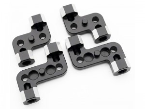 ALUMINUM FRONT & REAR DAMPER BALL MOUNT COMPATIBLE FOR SAK-C107A CERO ULTRA VER 2.0 CERO SPORT T ... - RS-SAKC107A/BK