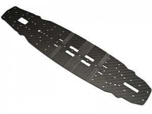 CARBON FIBER MAIN CHASSIS 2.2mm COMPATIBLE FOR CERO ULTRA VER 2.0 TOURING CAR - RS-SAK-C104V3/BK