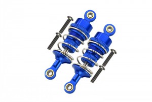 GPM TT2053F ALLOY FRONT/REAR ADJUSTABLE ALLOY BALL  TOP 53MM DAMPER  TAMIYA TT-02 - Blue - TT2053F/R-B-S