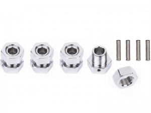 ALUMINUM 17mm WHEEL HEX EXTENDED AR310484 FOR ARRMA 1/7 FIRETEAM 1/8 KRATON OUTCAST  BIG ROCK TALION 6S BLX - RS-AR310484/SI