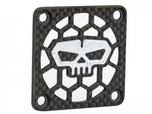 CARBON FIBER HEATSINK COOLING FAN COVER 50mm X 50mm X 3mm - RS-5050C/BK