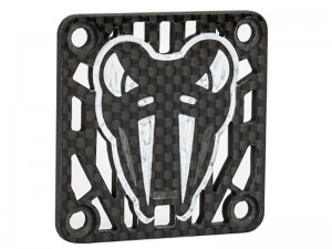 CARBON FIBER HEATSINK COOLING FAN COVER 50mm X 50mm X 3mm - RS-5050D/BK