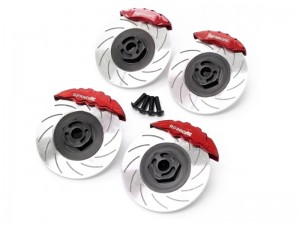 ALUMINUM BRAKE DISC W. CALIPER FOR 1/10 3RACING AUPER D5 SPORT MR RC DIRFT CAR - RS-BD01/BKRE
