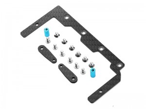 CARBON FIBER SHORT BATTERY TRAY 96 X 47 X 26mm FOR 1/10 TAMIYA TT-02 RC CAR - TT02-31/BK