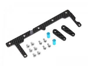CARBON FIBER LONG BATTERY TRAY 120 X 38.5 FOR 1/10 TAMIYA TT-02 RC CAR - TT02-32/BK