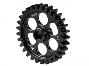 GPM MAKX029TS 20CrMnTi STEEL SPUR GEAR M1.5 29T / 30T FOR ARRMA 1/5 KRATON OUTCAST 8S EXB MONSTER - 29T - MAKX029TS-BK