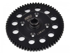 STEEL 20CrMo MOD 1.5 CENTER DIFF 67T SPUR GEAR LOS-3681 FOR LOSI 1/5 5IVE-T 2.0 3.0 DESERT TRUCK LOS05022 - RS-LOS3861/BK