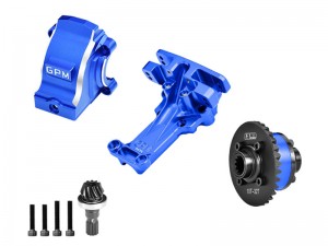7075 ALLOY FRONT DIFF SET & UPPER BULKHEAD DIFF HOUSING FOR TRAXXAS 1/5 X-MAXX 6S 8S / X-Monster / XRT 8S - BLUE - XRT12KIT-B