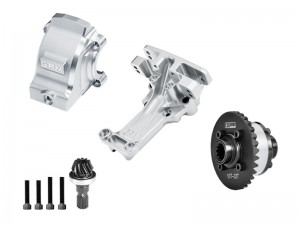 7075 ALLOY FRONT DIFF SET & UPPER BULKHEAD DIFF HOUSING FOR TRAXXAS 1/5 X-MAXX 6S 8S / X-Monster / XRT 8S - SILVER - XRT12KIT-S