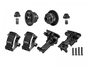 7075 ALLOY FRONT & REAR DIFF SET & UPPER BULKHEAD DIFF HOUSING 7780 7727 7727R 7881 7791 FOR ... - XRT1213KIT-BK
