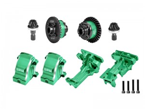 7075 ALLOY FRONT & REAR DIFF SET & UPPER BULKHEAD DIFF HOUSING 7780 7727 7727R 7881 7791 FOR TRAXXAS 1/5 X-MAXX 6S 8S / X-Monster / XRT 8S - XRT1213KIT-G