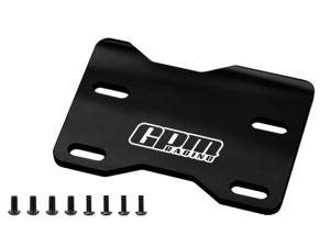 GPM SLE051 ALLOY FRONT MOUNTED HOBBYWING MAX6 CASTLE X8S For TRAXXAS 1/8 SLEDGE MONSTER 95076-4 - BLACK - SLE051-BK