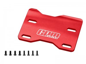 GPM SLE051 ALLOY FRONT MOUNTED HOBBYWING MAX6 CASTLE X8S For TRAXXAS 1/8 SLEDGE MONSTER 95076-4 - RED - SLE051-R
