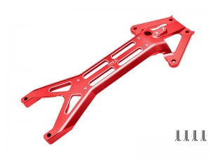 GPM 5T3/025F 7075 ALLOY FRONT UPPER CHASSIS BRACE LOS-3680 FOR LOSI 1/5 5IVE-TE 3.0 4WD DESERT TRUCK ... - 5T3/025F-R