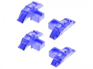 3RACING SAK-D6828 ALUMINUM FRONT & REAR MACHINED CALIPER FOR 1/10 RC AUPER D6 DRIFT CAR - SAK-D6828B/BU