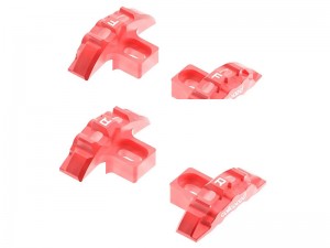 3RACING SAK-D6828 ALUMINUM FRONT & REAR MACHINED CALIPER FOR 1/10 RC AUPER D6 DRIFT CAR - SAK-D6828B/RE