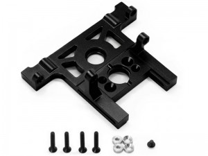 ALUMINUM ADJUSTABLE LCG MOTOR MOUNT 7460A FOR 1/10 TRAXXAS RUSLTER SLASH 4X4 VXL - RS-7460A/BK