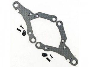 CARBON FIBER FRONT / REAR C-FRP WISHBONE For 1/10 ZERO CERO TOURING RC CAR - RS-SAKZ106/BK