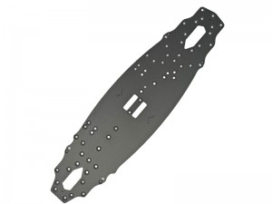 CARBON FIBER 2.2mm MAIN CHASSIS HPI RACING 1/10 SPRINT 3 PRO TOURING CAR - RS-SPR01/BK
