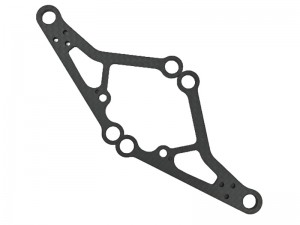 CARBON FIBER FRONT / REAR SUSPENSION WISHBONE PLATE HPI RACING 1/10 SPRINT 3 PRO TOURING CAR - RS-SPR02R/BK