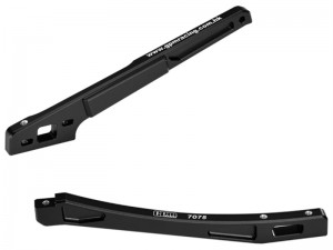 GPM MJ3016FR ALUMINUM 7075 FRONT & REAR CHASSIS BRACE ARA-4286 ARA-4446 FOR ARRMA 1/7 MOJAVE 6S  ... - MJ3016FR-BK