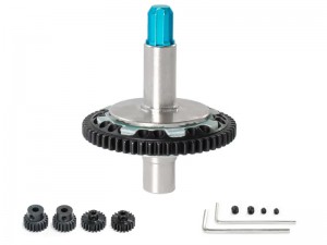 STEEL M0.8 SPUR GEAR SLIPPER CLUTCH W. PINION GEAR 20T 21T SET ARA311034 ARA310949 FOR ARRMA 1/10 BI ... - RS-ARA311034/LB
