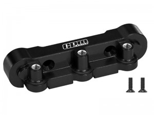 GPM MJ3009 7075 ALLOY INTEGRATED REAR LOWER SUSPENION MOUNT ARA320546 For ARRMA 1/7 MOJAVE 6S EXB V2 V3 - MJ3009-BK