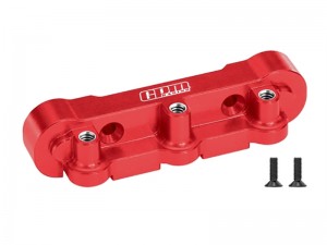 GPM MJ3009 7075 ALLOY INTEGRATED REAR LOWER SUSPENION MOUNT ARA320546 For ARRMA 1/7 MOJAVE 6S EXB V2 V3 - RED - MJ3009-R