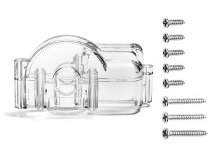 PLASTIC TRANSPARENT GEATBOX HOSING COVER 7590X FOR TRAXXAS 1/18 LATRAX TETON RC TRUCK 76054-5 - RS-7590X/TC