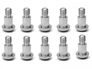 STAINLESS STEEL KING PIN M4 X 13.8mm FOR TAMIYA GF-01 TA-01 TA-02 TL-01 M-1025 RC CAR - RS-GF01-01