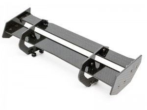 CARBON FIBER REAR TAIL WING MOUNT BDGT7JT/BK FOR 1/7 ARRMA FELONY BITTYDESIGN JOTA BODY SHELL - RS-BDGT7JTA/BK