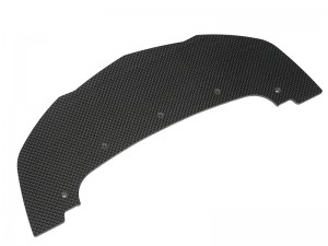 CARBON FIBER FRONT SPLITTER BDGT7-JTA FOR 1/7 ARRMA FELONY BITTYDESIGN JOTA BODY SHELL - RS-BDGT7JTAF/BK