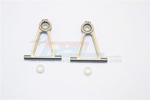 ALLOY FRONT UPPER ARM SET TAMIYA TT-01 - TT054-GS