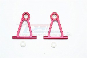 ALLOY FRONT UPPER ARM SET TAMIYA TT-01 - Red - TT054-R