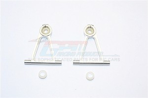 ALLOY FRONT UPPER ARM SET TAMIYA TT-01 - Silver - TT054-S