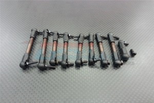 SPRING STEEL STEERING & PUSH RODS TAMIYA TB-04 - TB4160/ST-OC-BEBK