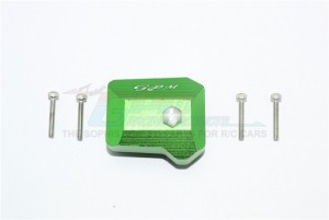 GPM TRX4012A ALUMINUM FRONT/REAR GEARBOX COVER TRAXXAS 1/10 TRX4 - Green - TRX4012A-G