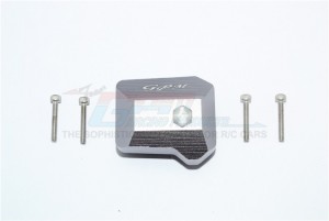 GPM TRX4012A ALUMINUM FRONT/REAR GEARBOX COVER TRAXXAS 1/10 TRX4 - Gun silver - TRX4012A-GS