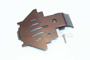 ALUMINUM CENTER GEAR BOX BOTTOM PROTECTOR MOUNT TRAXXAS 1/10 TRX4 - Brown - TRX4332-BR
