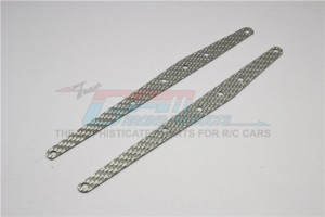 GRAPHITE REAR LINKS STIFFENERS AXIAL YETI XL MONSTER - Silver - GYTL017-S