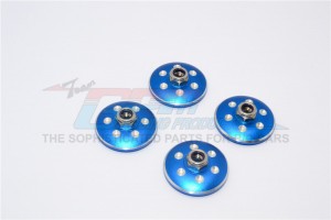 ALUMINIUM EXTRA SIZE LOCKING WHEEL  WASHER AXIAL YETI XL MONSTER - Blue - YTL005A-B