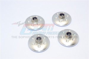 ALUMINIUM EXTRA SIZE LOCKING WHEEL  WASHER AXIAL YETI XL MONSTER - Silver - YTL005A-S