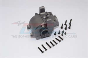 ALUMINIUM FRONT AXLE HOUSING MOUNT AXIAL YETI XL MONSTER - Gun silver - YTL012-GS